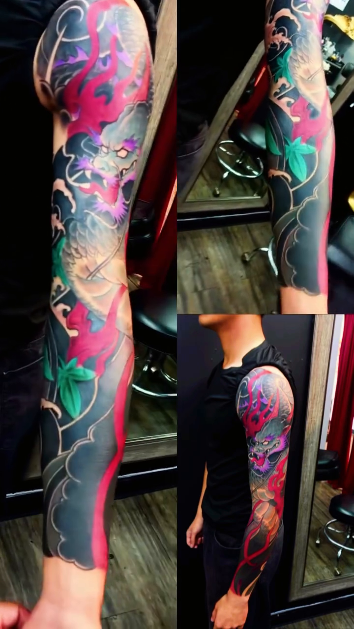 Tattoo by @angeljimeneztattoos — japanese_irezumi, black_and_grey