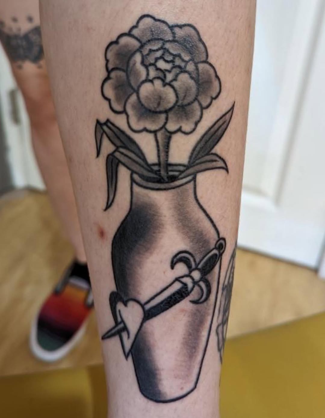 Tattoo by @jzajosh — american_traditional, black_and_grey
