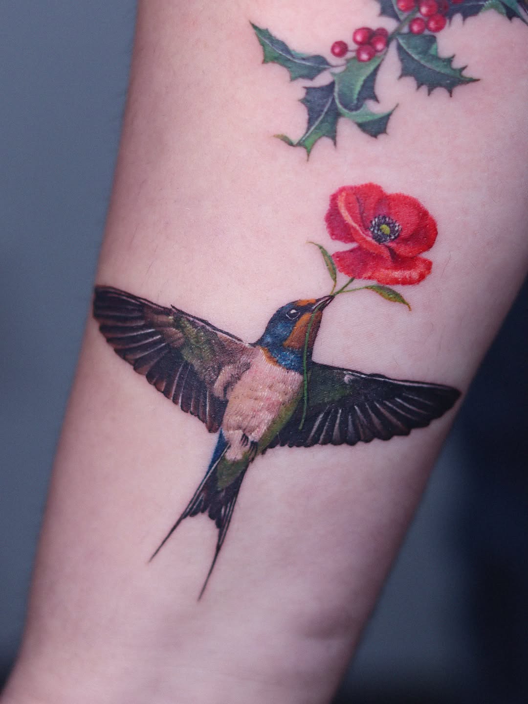 Tattoo by @nara_tattooer — realism, fine_line