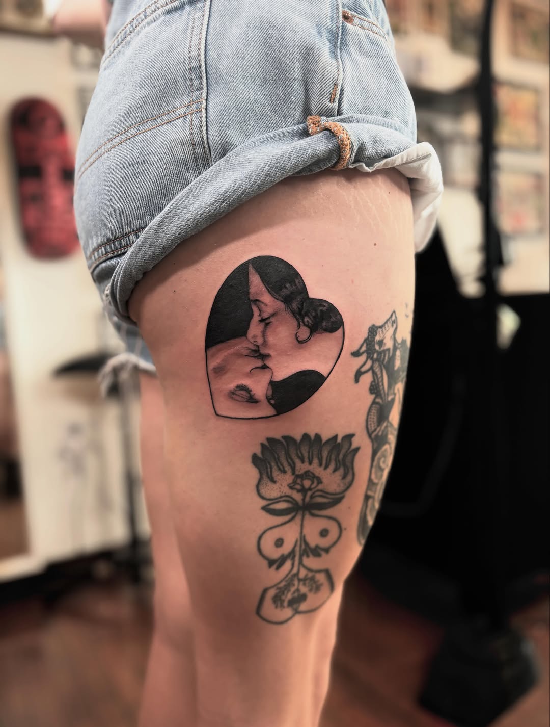 Tattoo by @sweetboytattoo — illustrative, black_and_grey