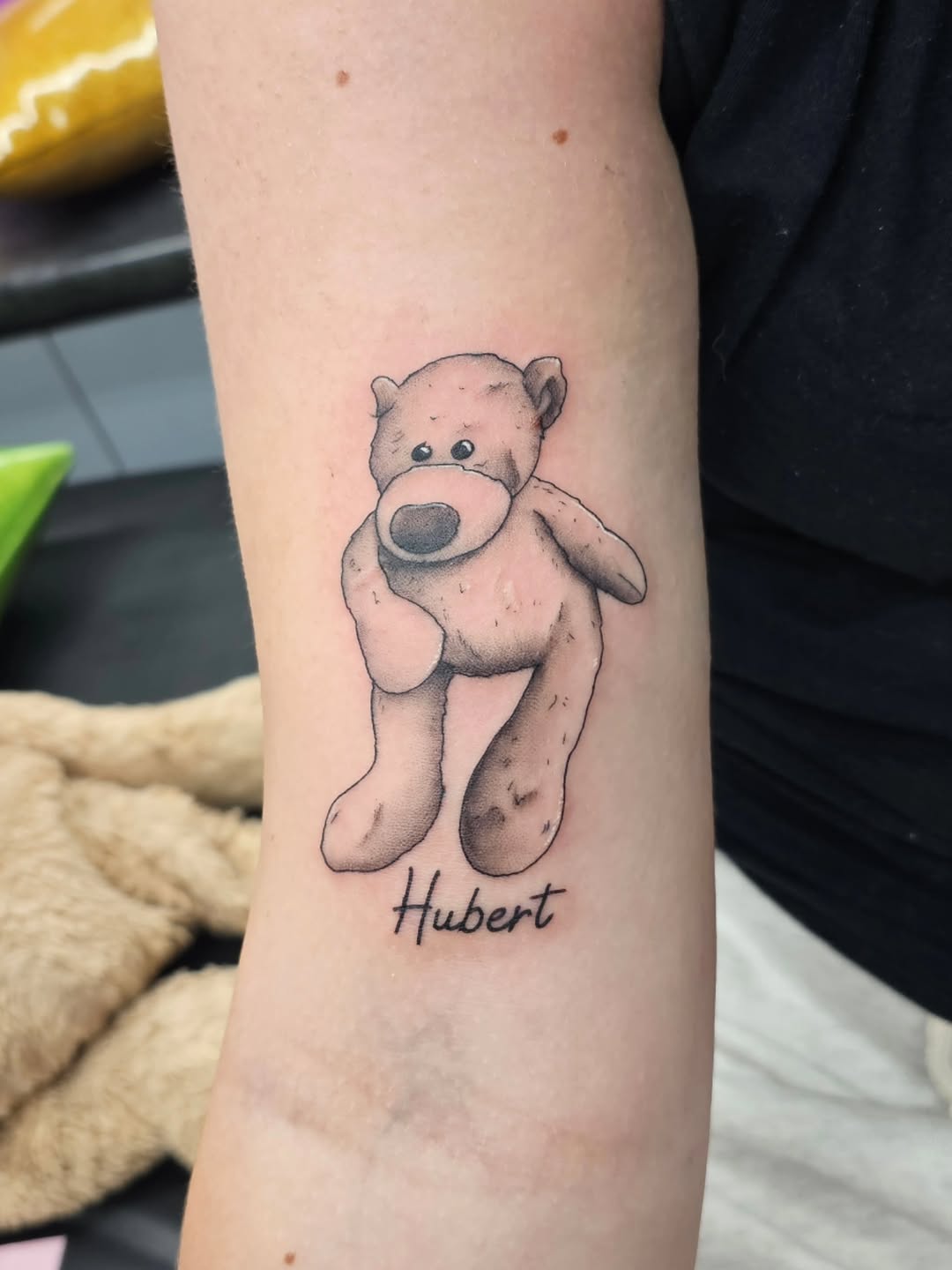 Tattoo by @pickleflavoredchapstick — realism, lettering_script