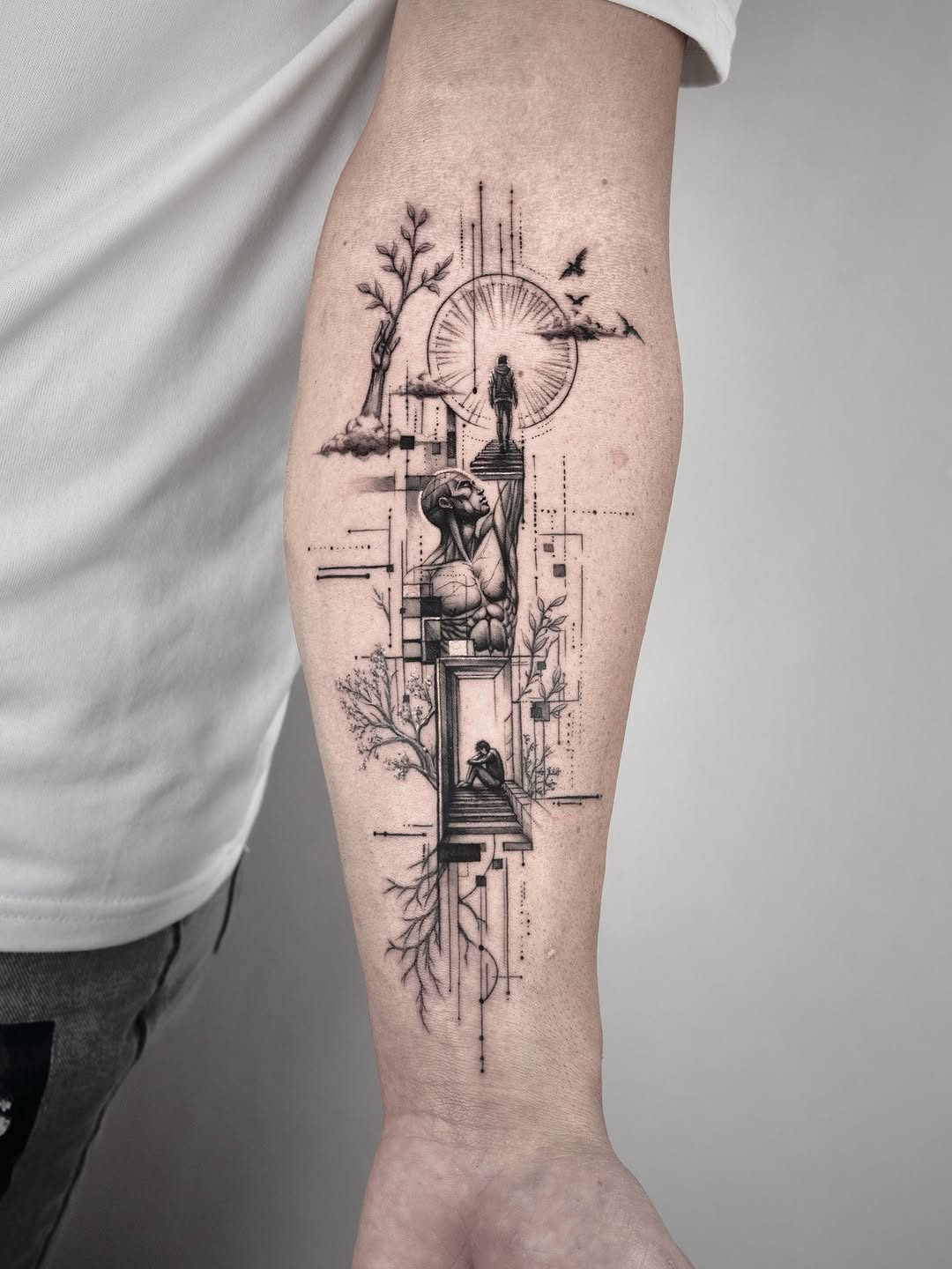 Tattoo by @johny_bozoki — black_and_grey
