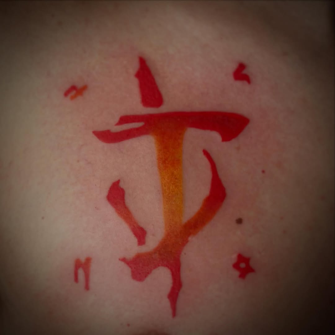 Tattoo by @ink.of.winchester — illustrative, blackwork