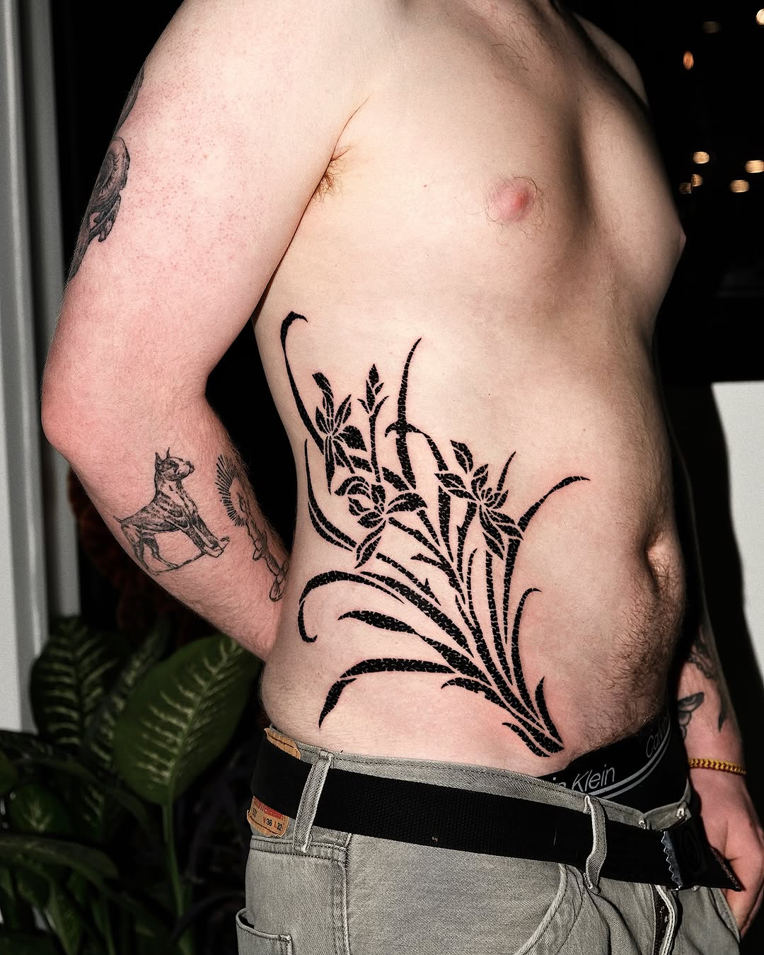 Tattoo by @mooromooropiece — blackwork