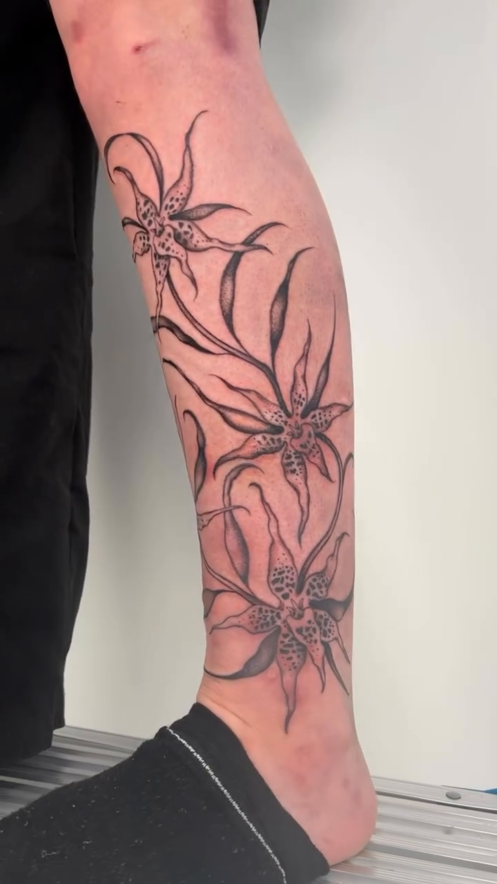 Tattoo by @rebecca_febo — fine_line, black_and_grey