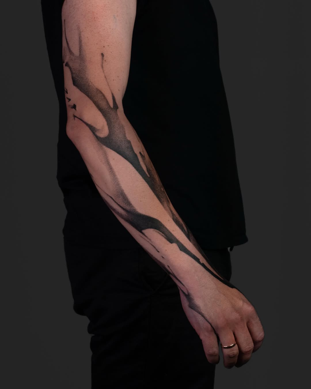 Tattoo by @pietromoleti — blackwork, illustrative