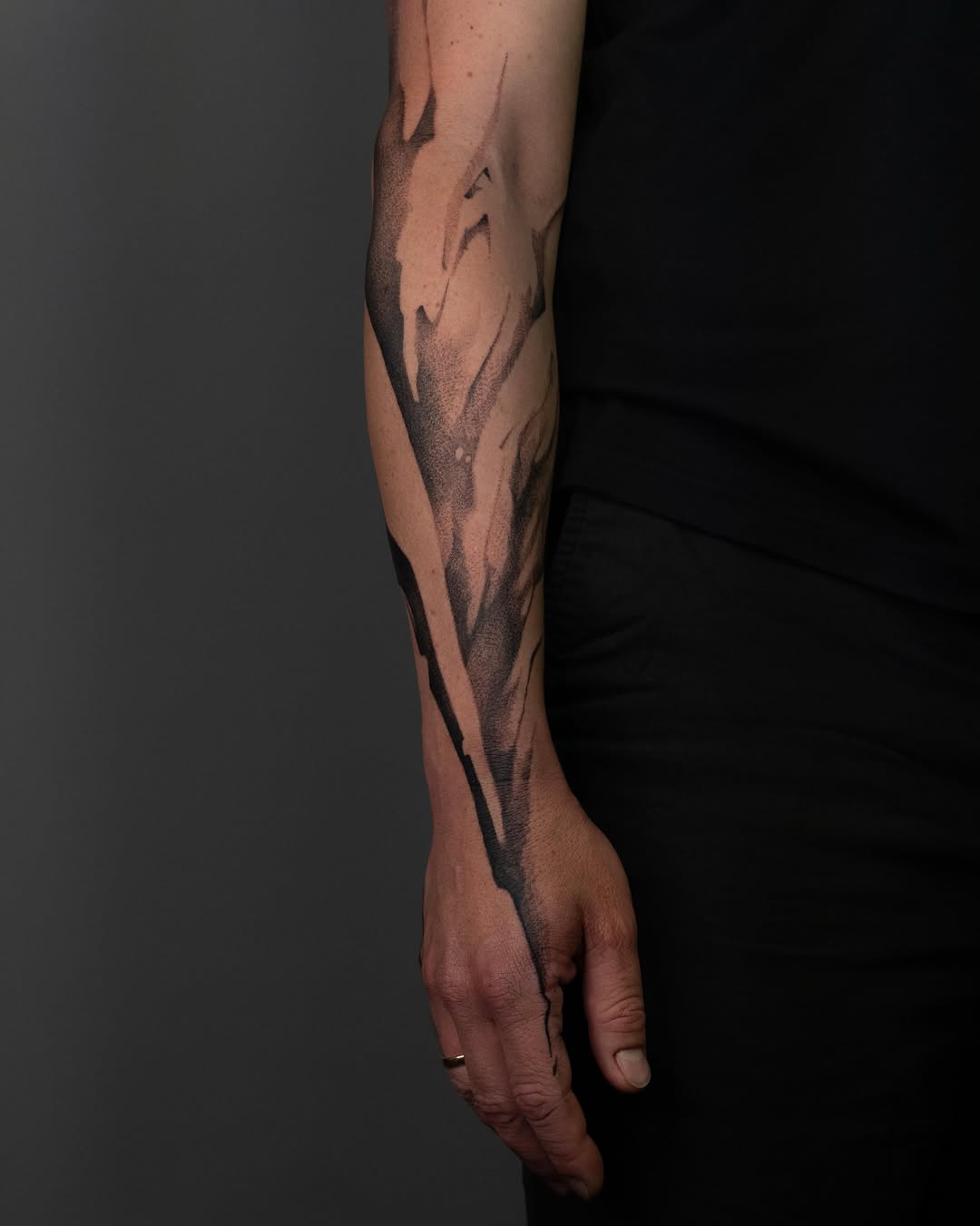 Tattoo by @pietromoleti — blackwork, illustrative