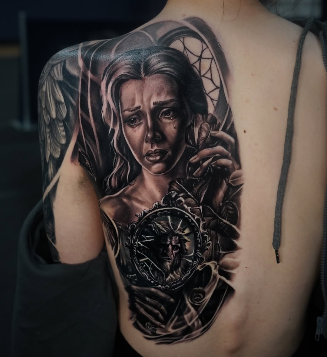 Tattoo by @osotatz โ realism, dark_realism