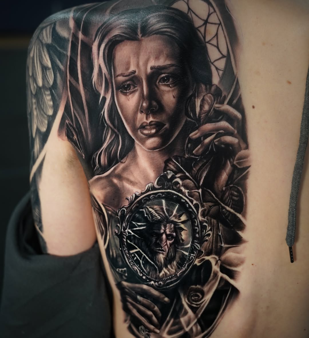 Tattoo by @osotatz โ realism, dark_realism
