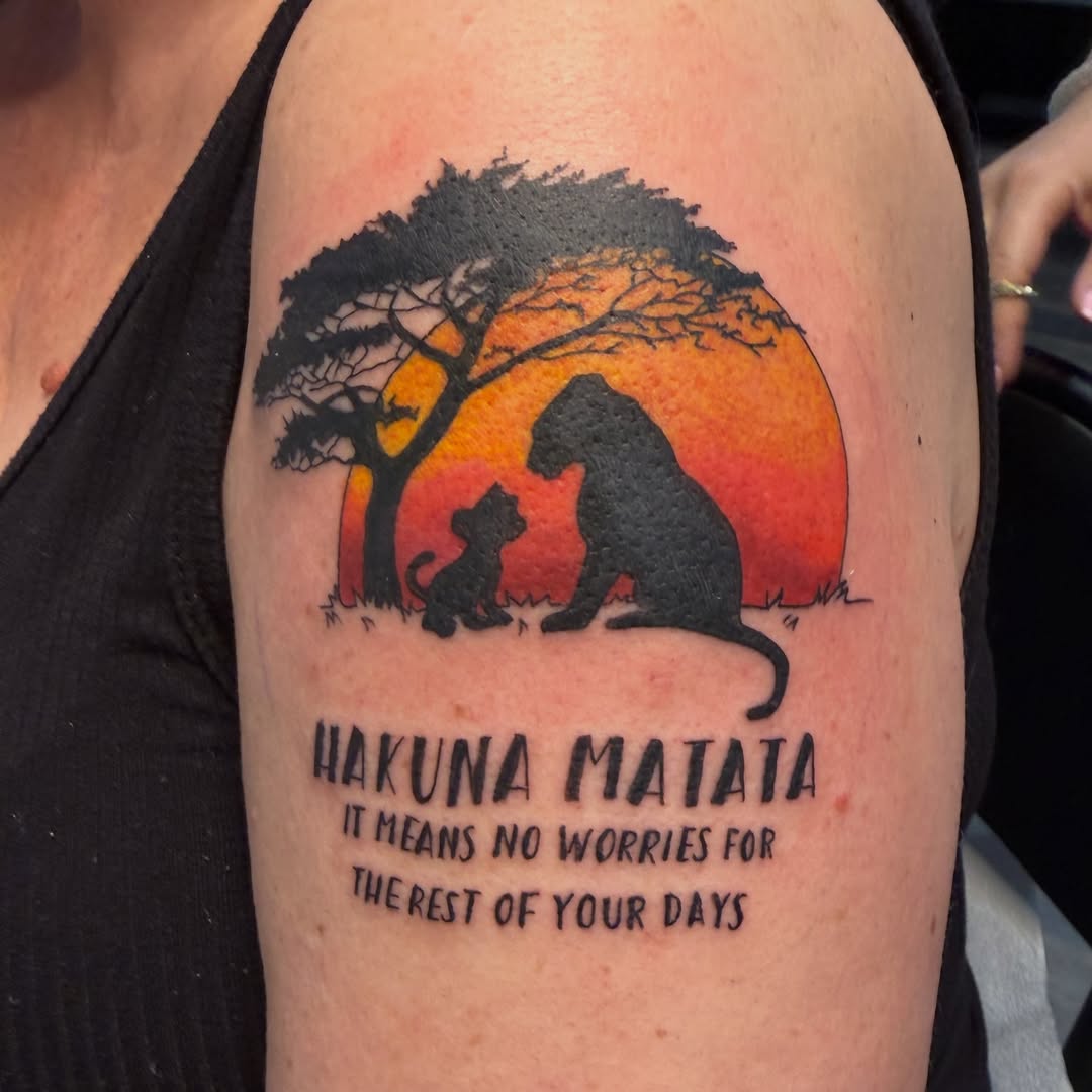 Tattoo by @jafeel_tattoos — blackwork, lettering_script