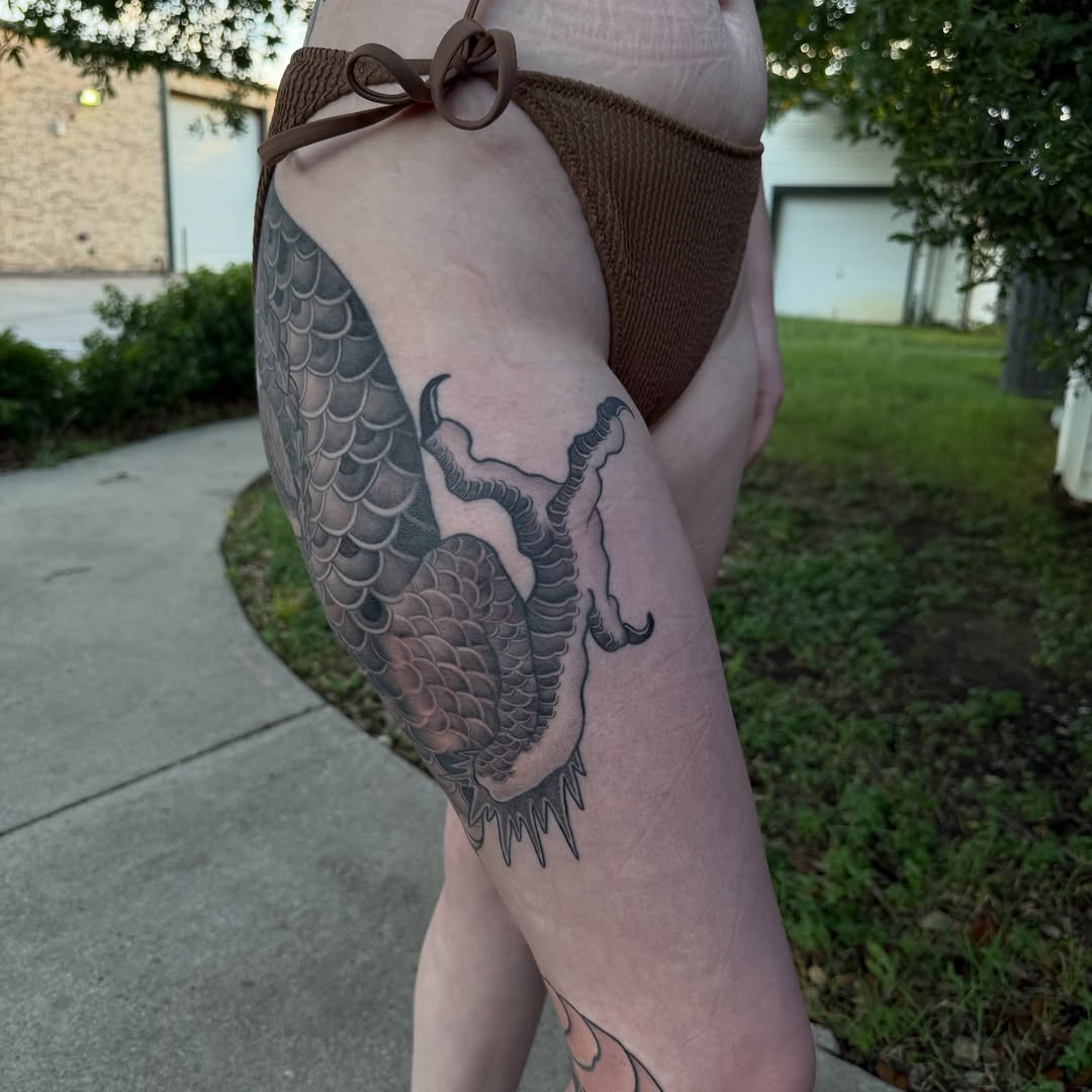 Tattoo by @professor.lore — black_and_grey, realism
