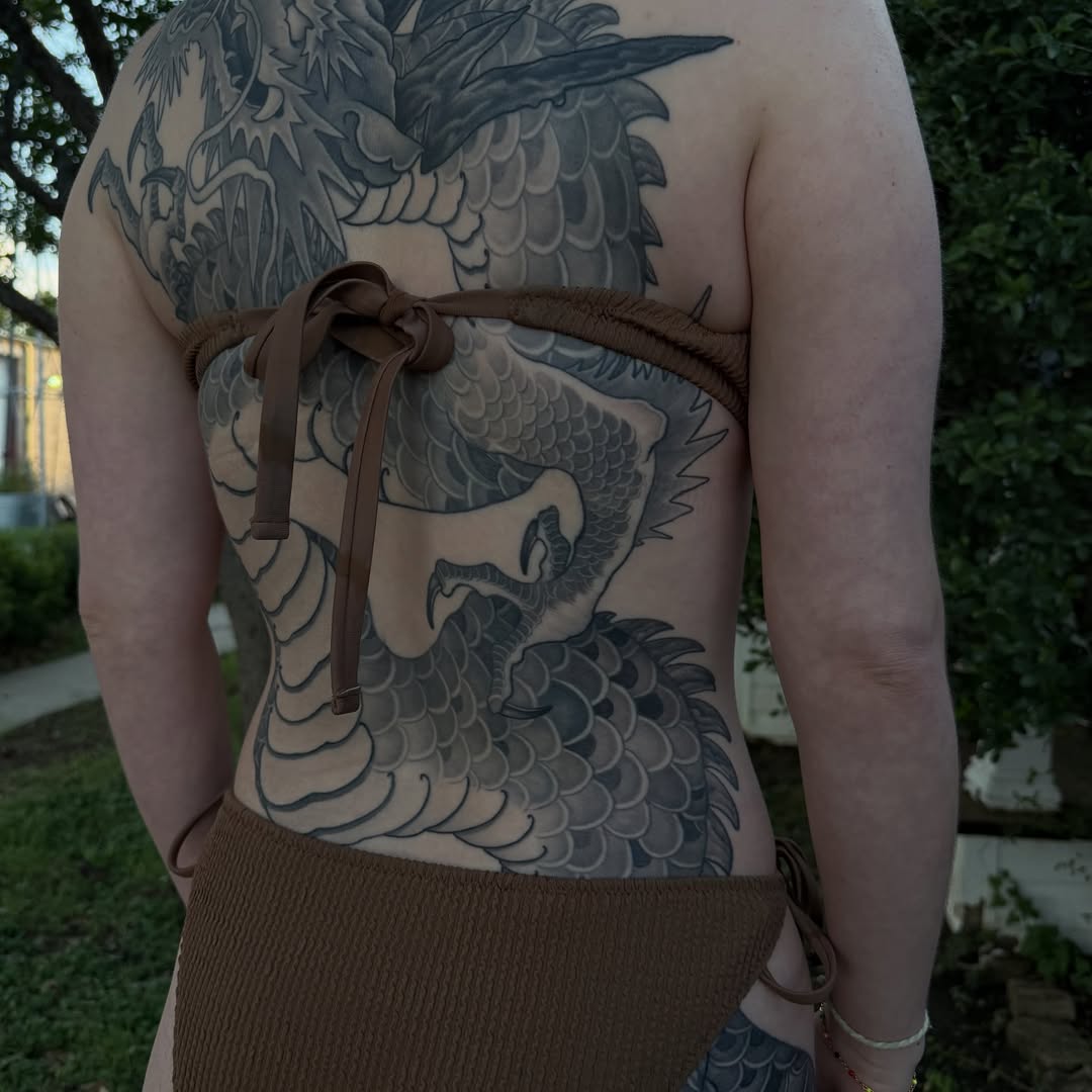 Tattoo by @professor.lore — japanese_irezumi, black_and_grey
