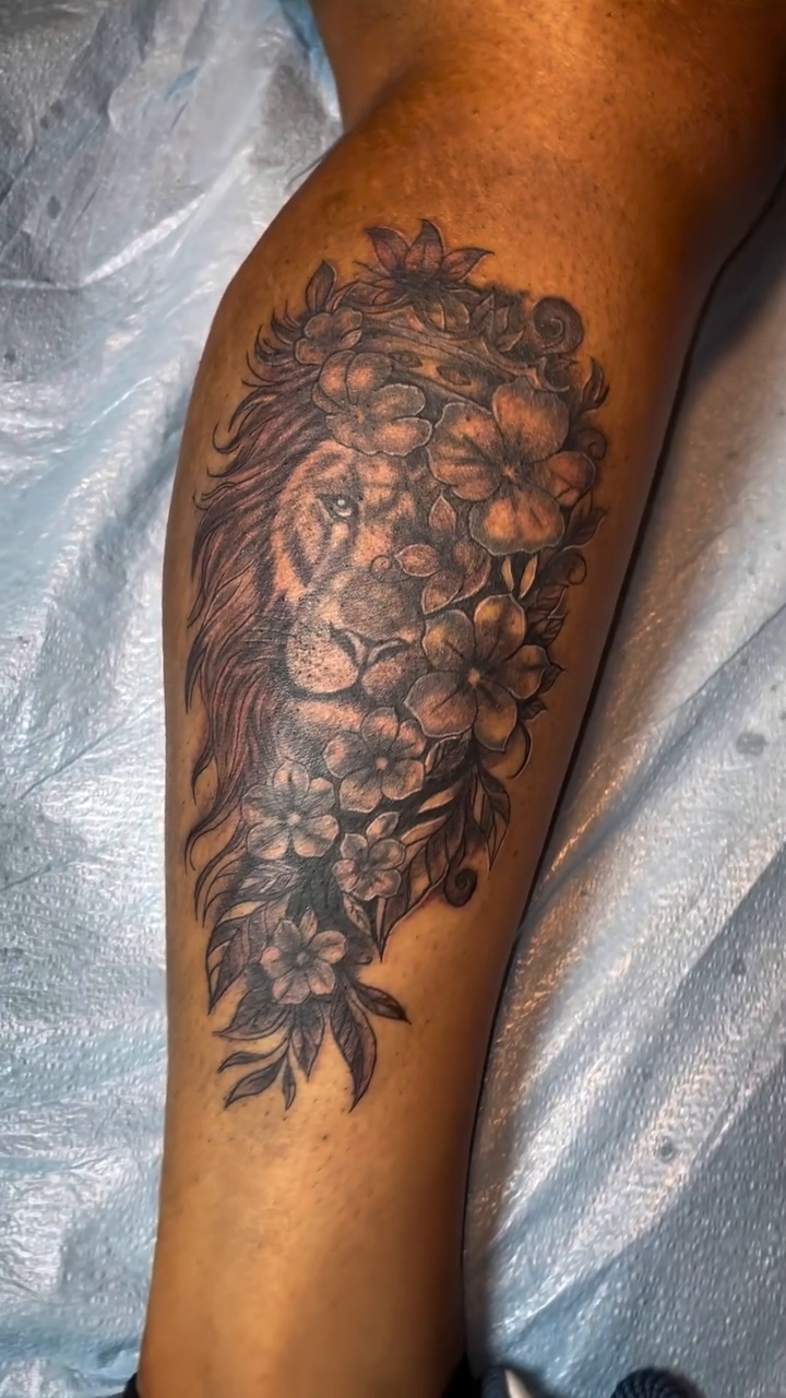 Tattoo by @thereelist_ink — realism, black_and_grey