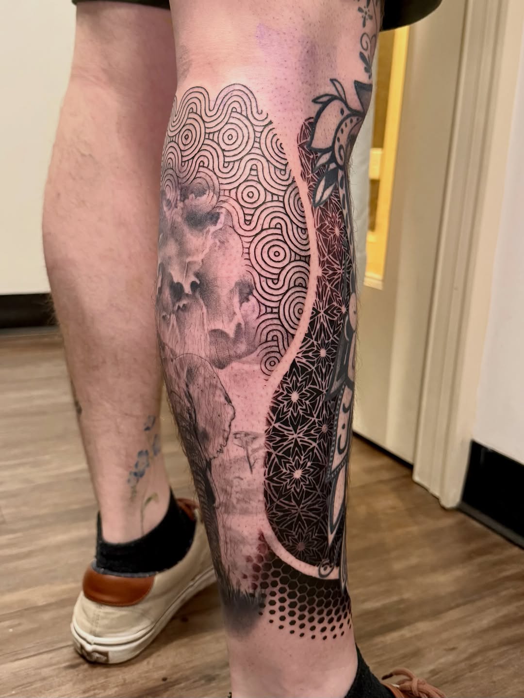 Tattoo by @tattoosbytatum_ — geometric, blackwork