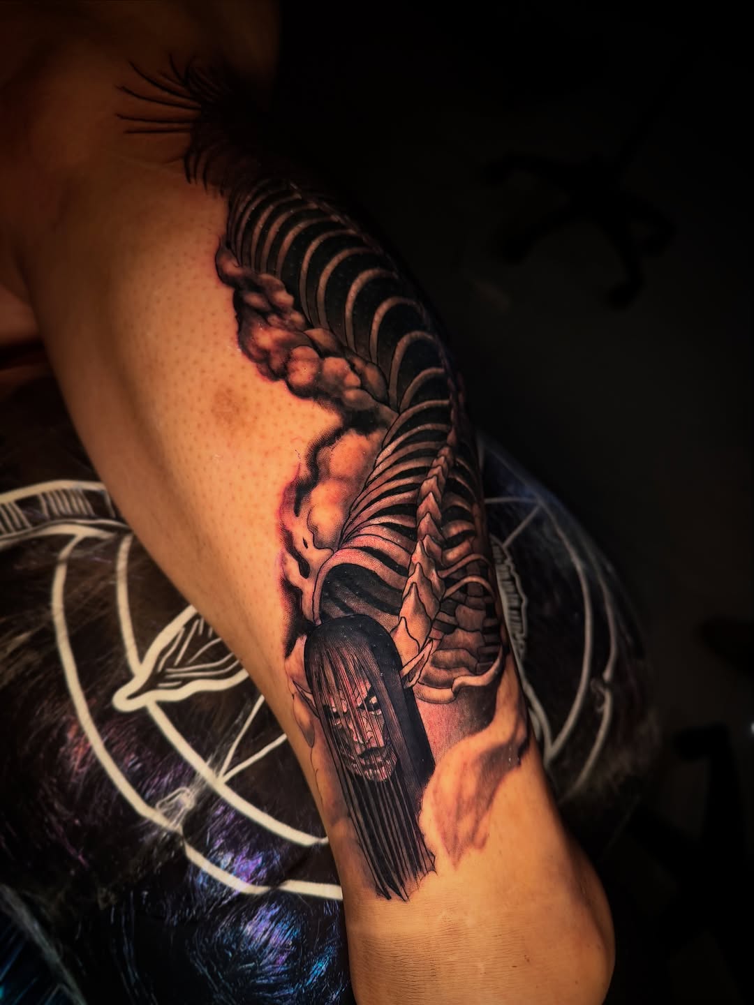 Tattoo by @aidensenpaitatsme — dark_realism