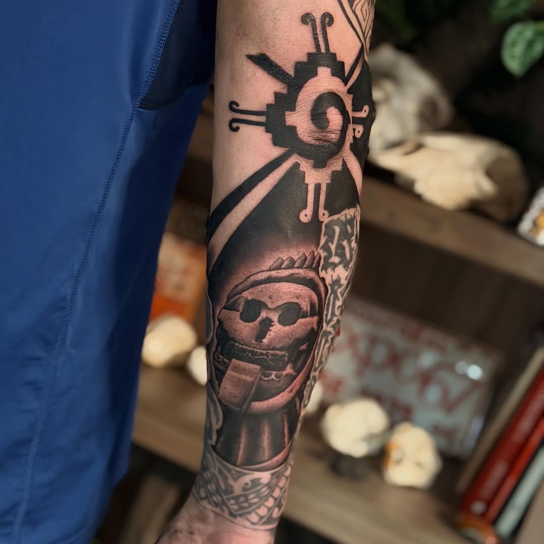 Tattoo by @fleurnoirestudio โ black_and_grey, realism