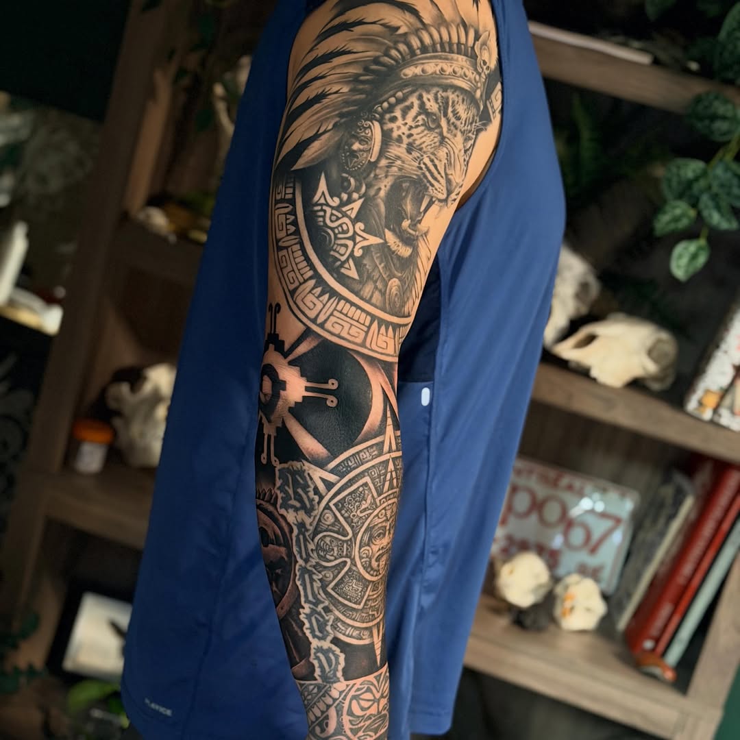 Tattoo by @fleurnoirestudio โ realism, black_and_grey