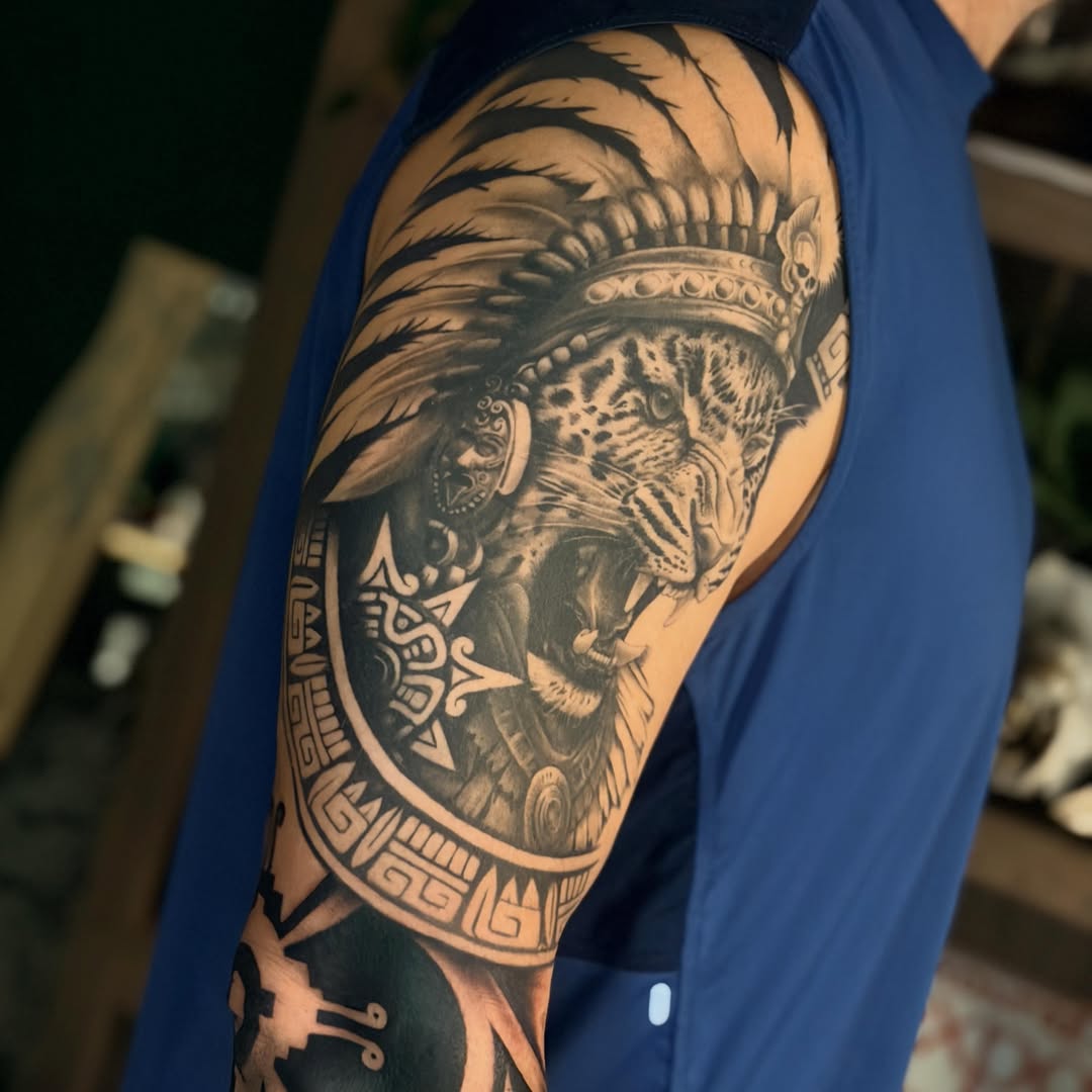 Tattoo by @fleurnoirestudio โ realism, black_and_grey