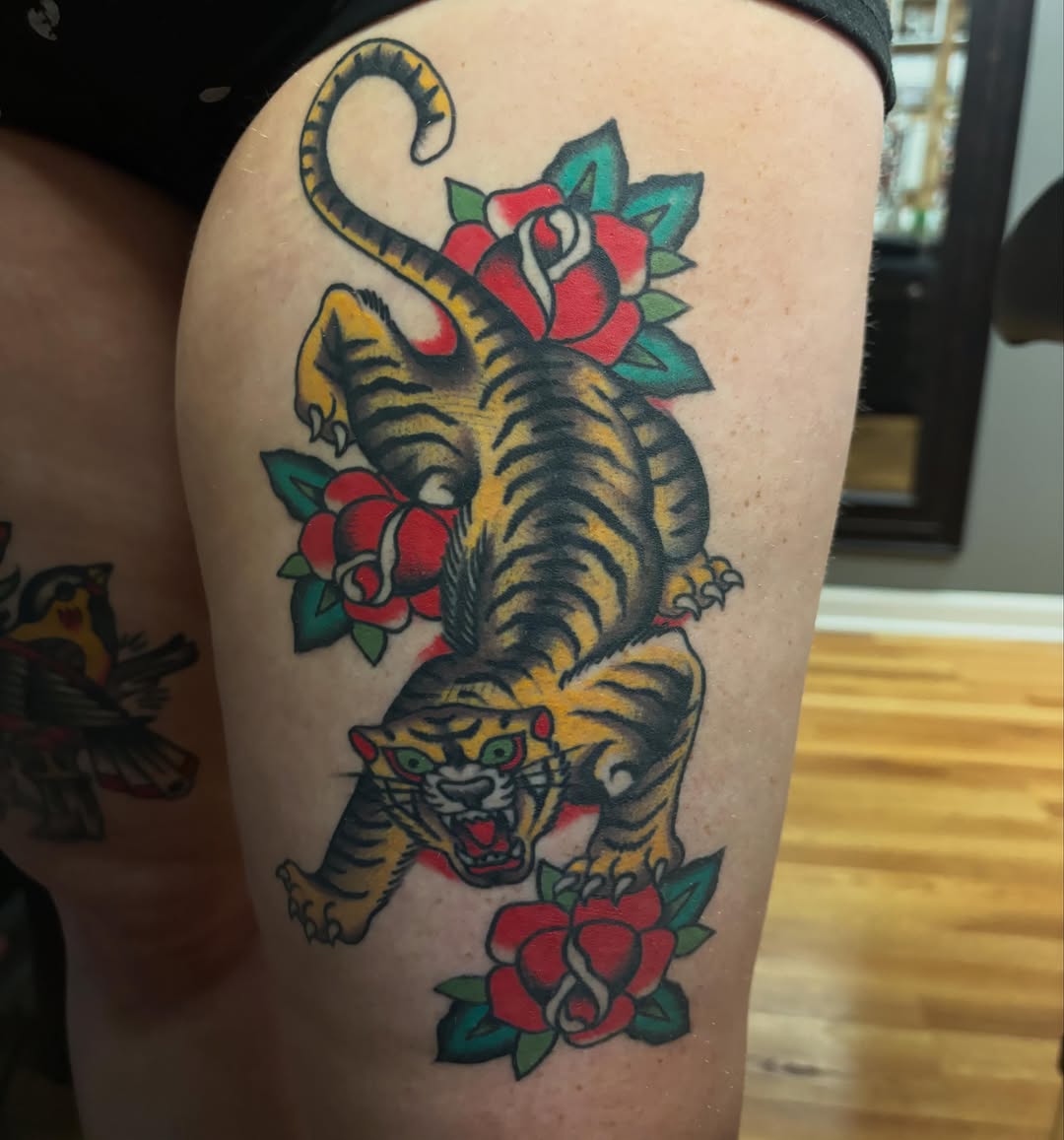 Tattoo by @twodeadfeet — american_traditional, illustrative