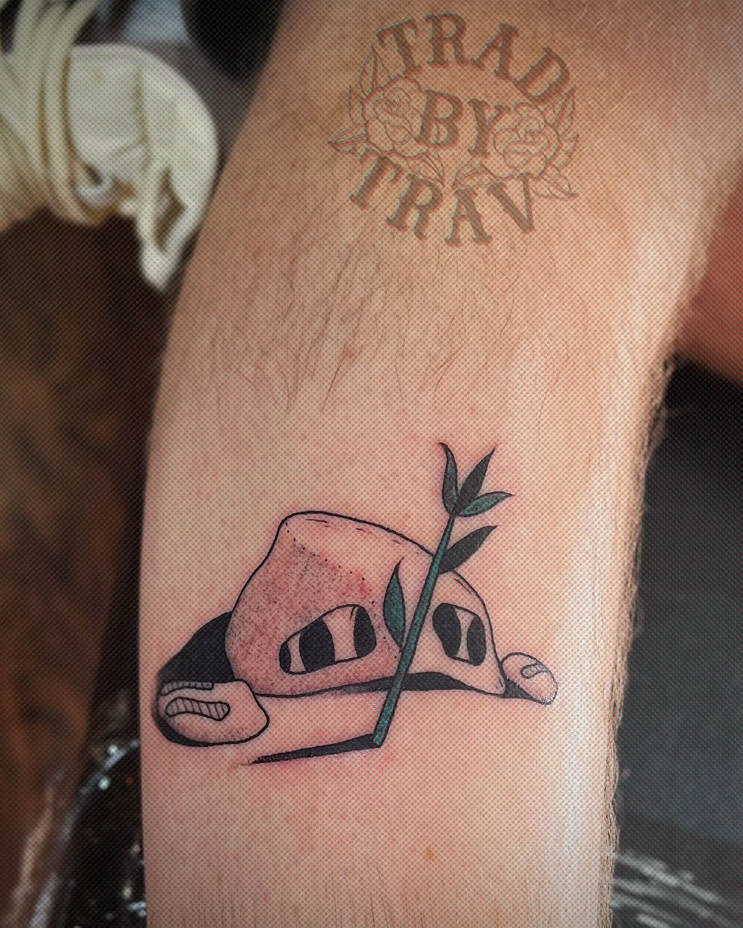 Tattoo by @tradbytrav — illustrative, new_school