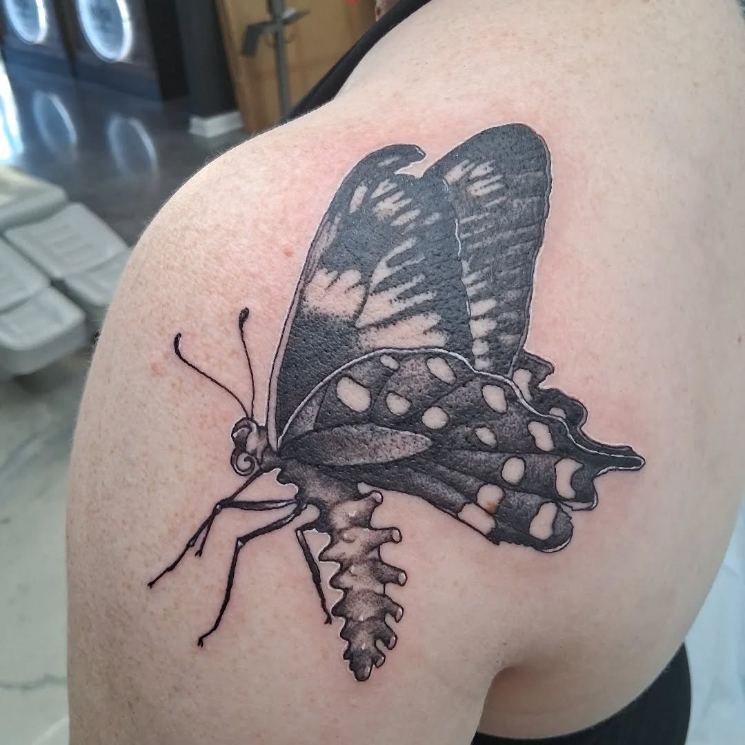 Tattoo by @ghost_world_studios — realism, black_and_grey