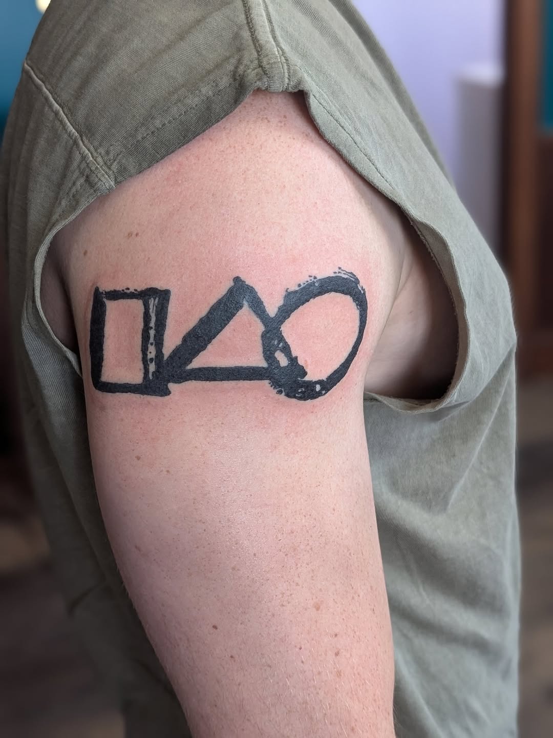 Tattoo by @ampedjontattoos — blackwork