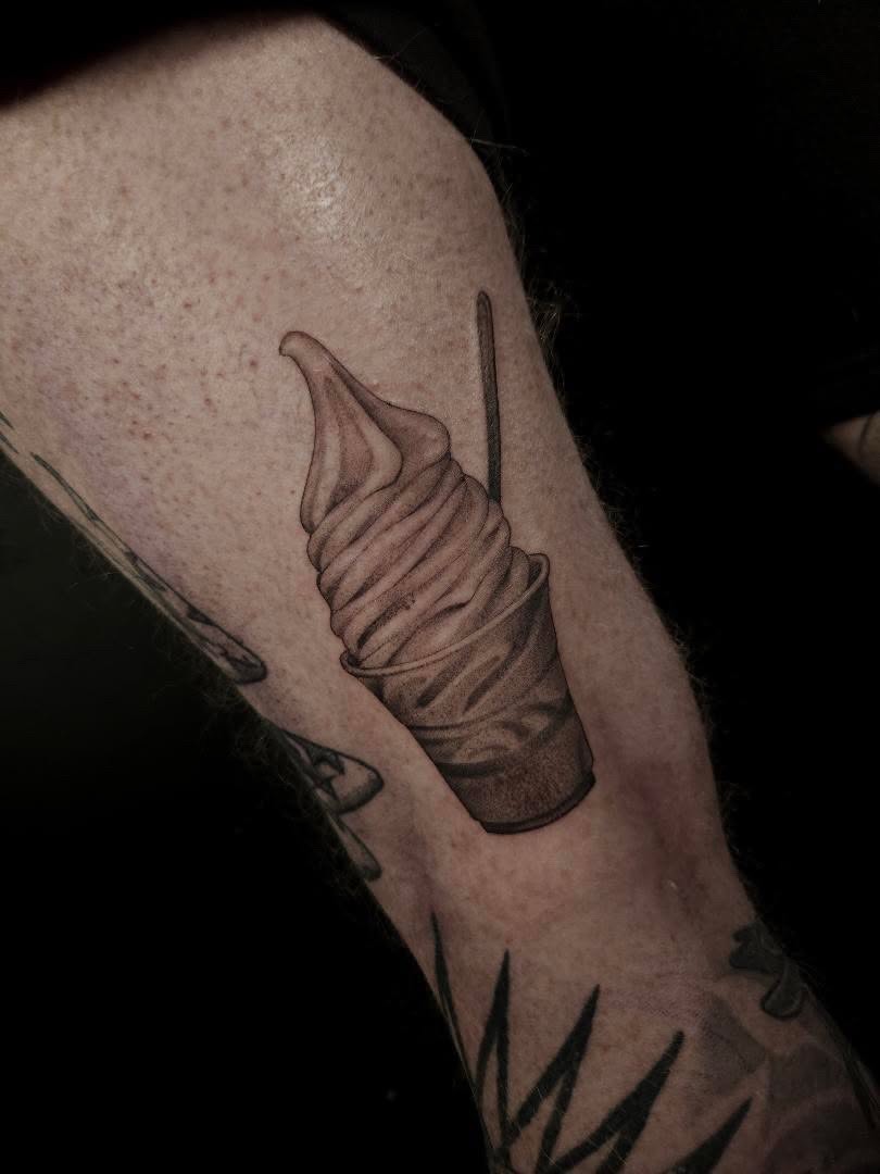 Tattoo by @swirly.boi — realism, black_and_grey