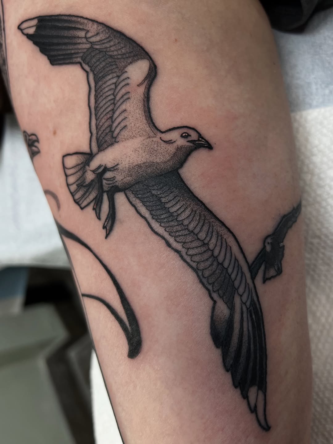 Tattoo by @moresoultattoo — black_and_grey, realism