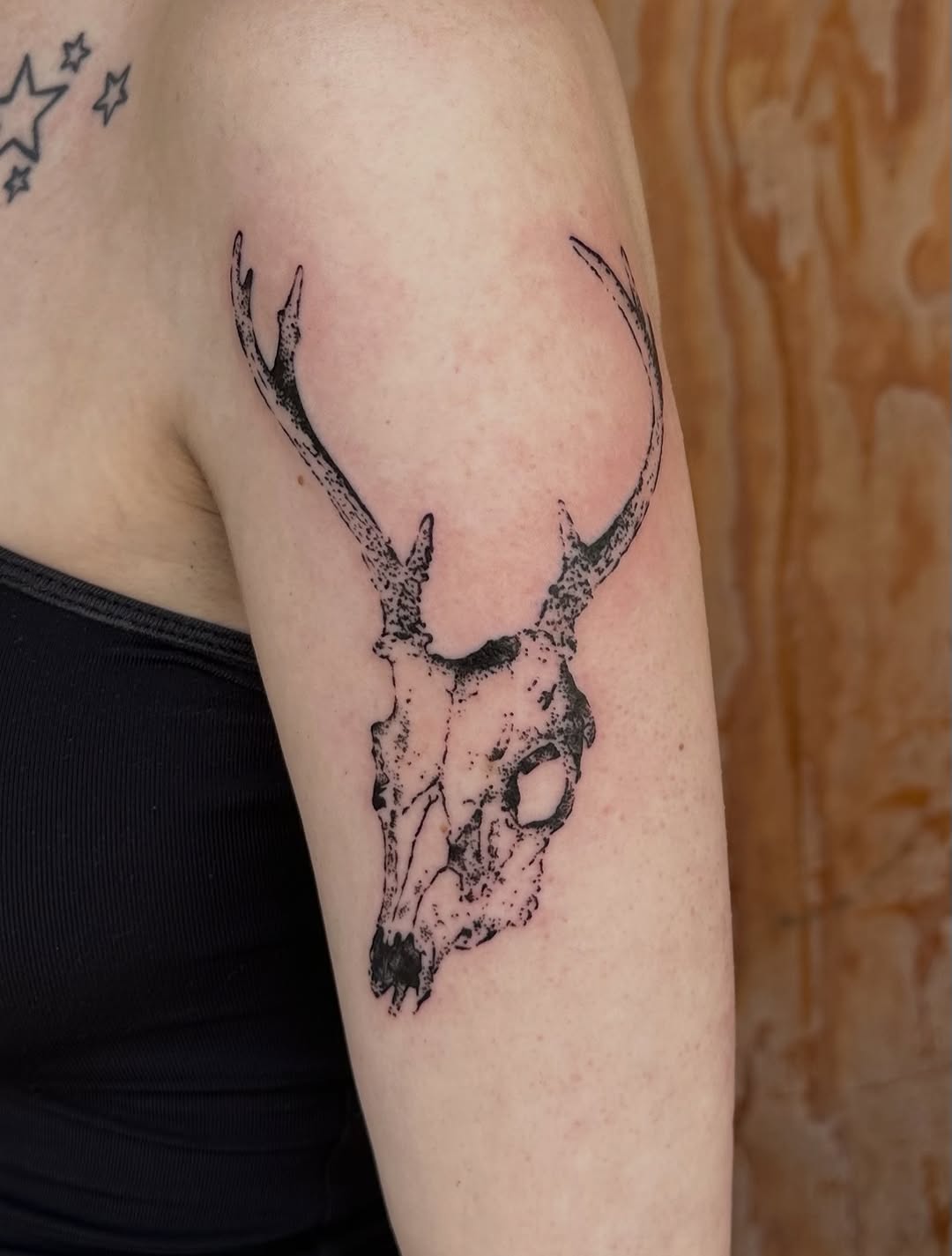 Tattoo by @rodeorosetattoo โ blackwork, illustrative