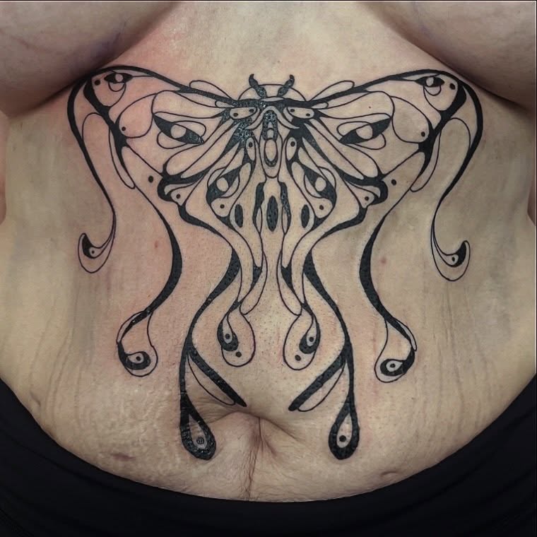 Tattoo by @cow.boy.ink — blackwork, ornamental