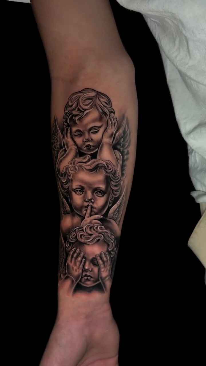 Tattoo by @picassosergiotattoos — black_and_grey, realism