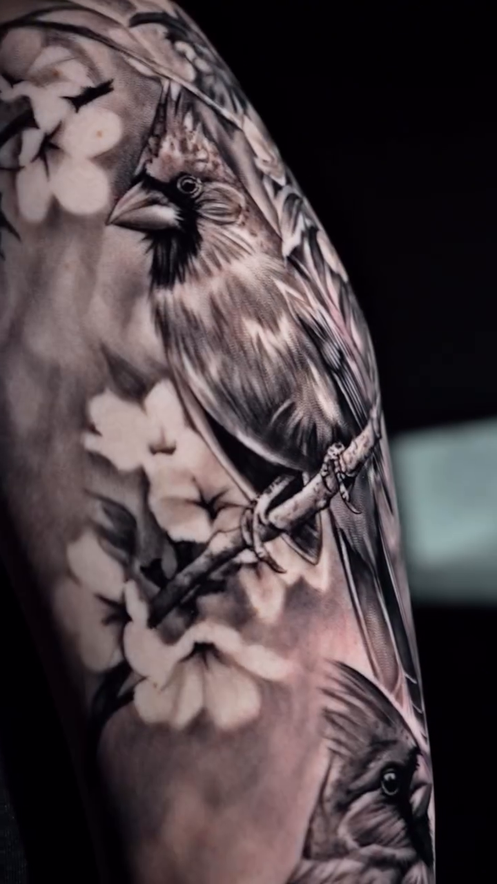 Tattoo by @s0phia_tattoos — realism, black_and_grey