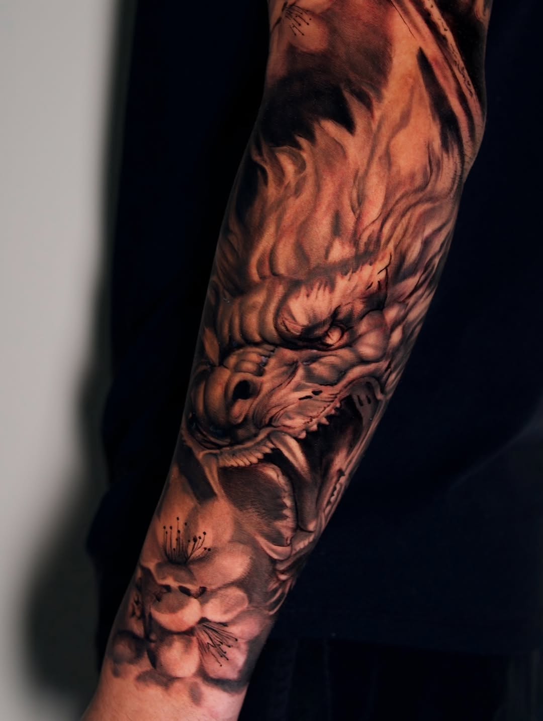 Tattoo by @lalyinkz — realism, black_and_grey