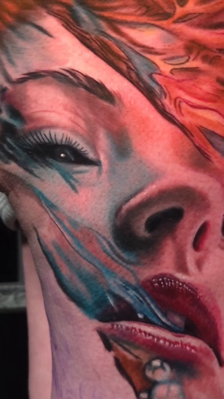 Tattoo by @inkbybrandonlee — realism, trash_polka