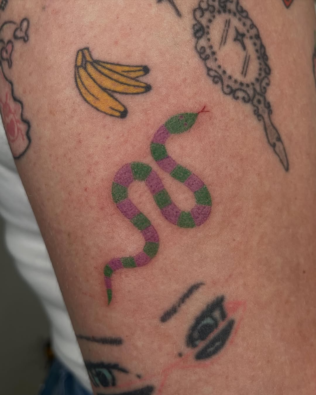 Tattoo by @cowgirlufo — illustrative