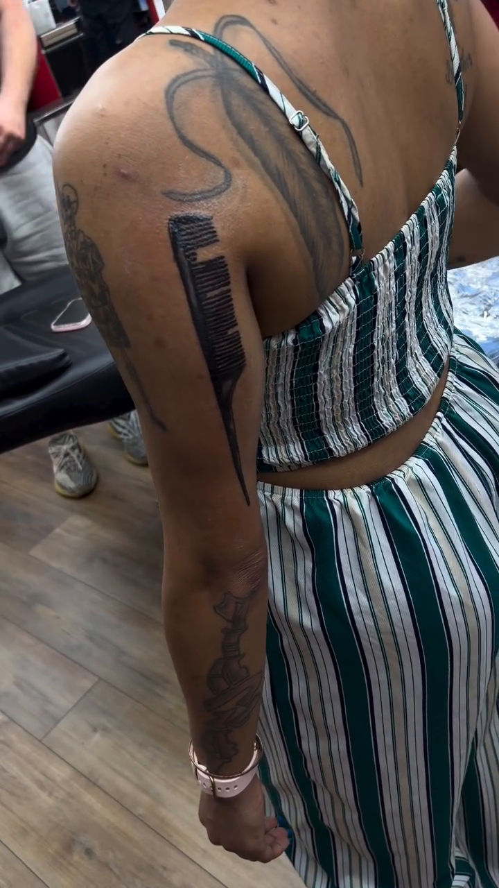 Tattoo by @tattswork — black_and_grey
