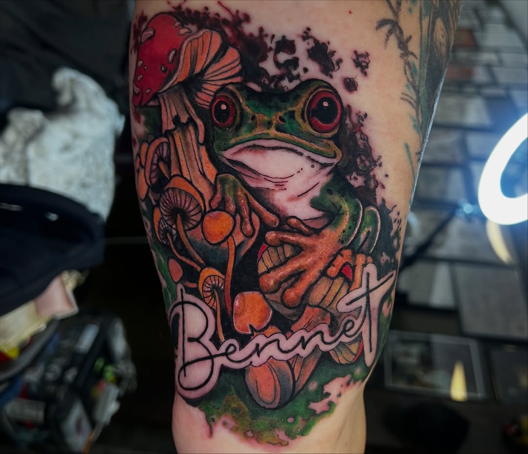 Tattoo by @andrew.ferst โ realism, lettering_script