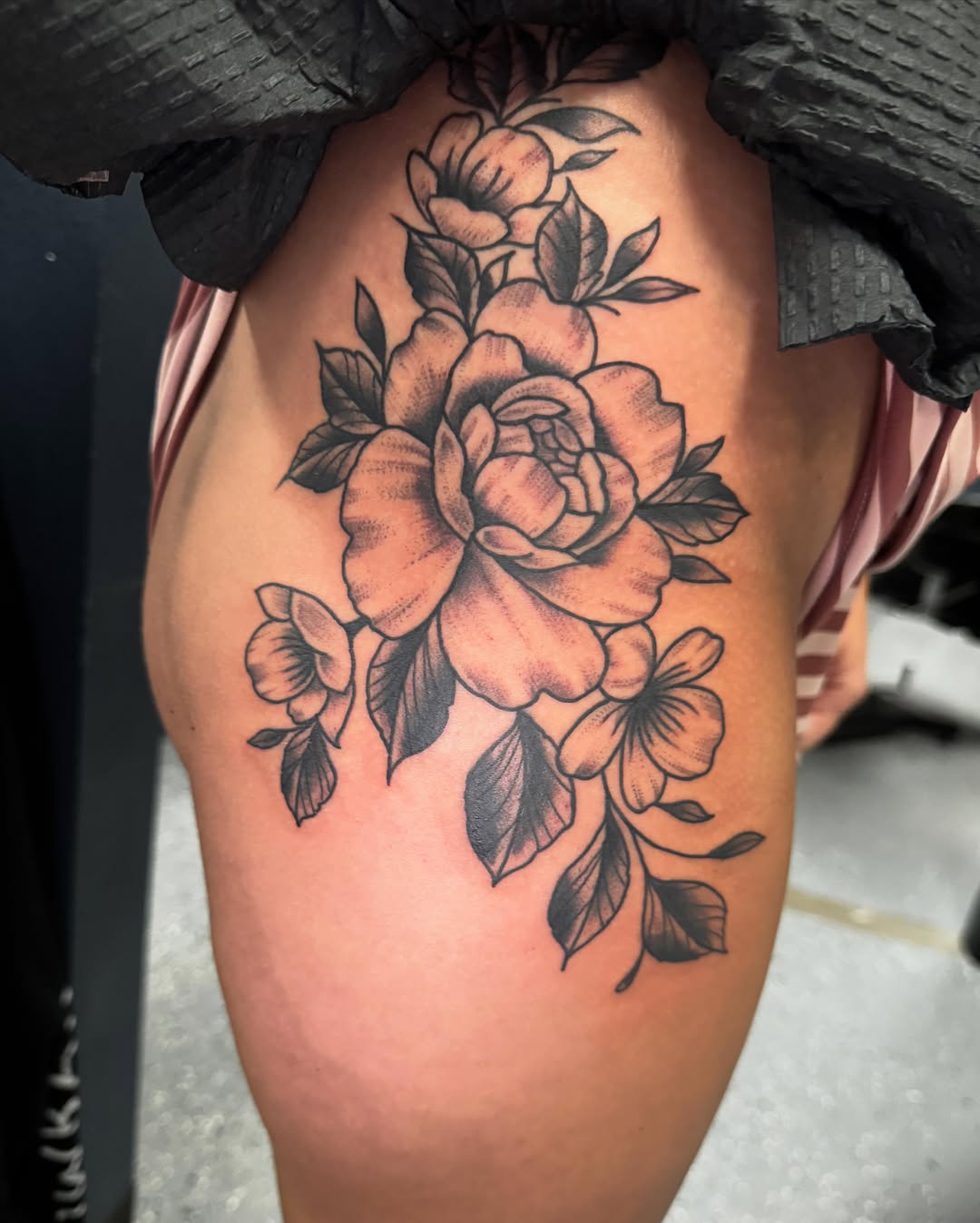 Tattoo by @iamthatgoddamnsonofabitch β black_and_grey, fine_line