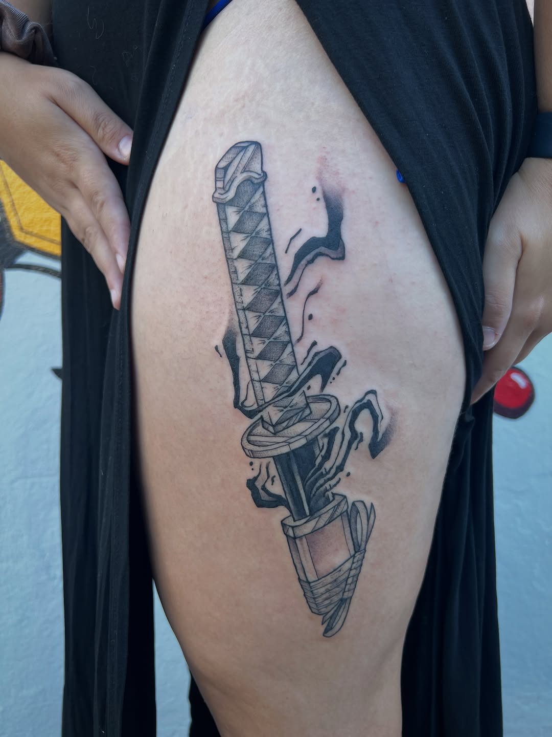 Tattoo by @owenmakesart — illustrative, black_and_grey