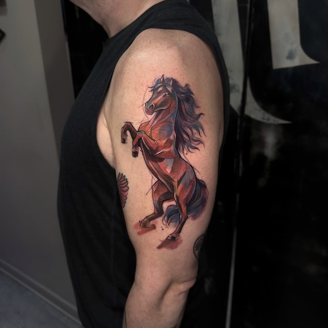 Tattoo by @mkltattoos — watercolor