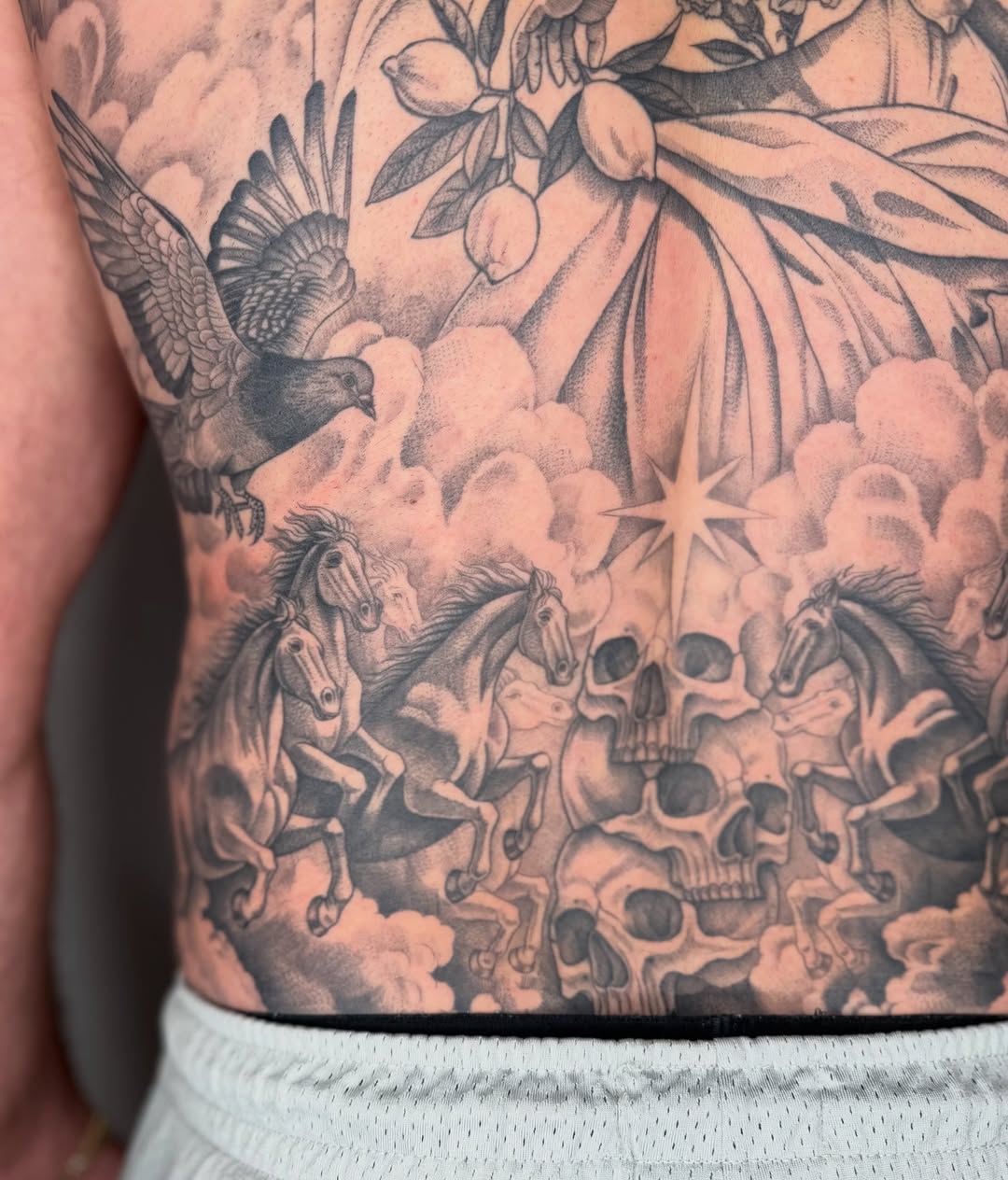 Tattoo by @sailorose_ — realism, black_and_grey