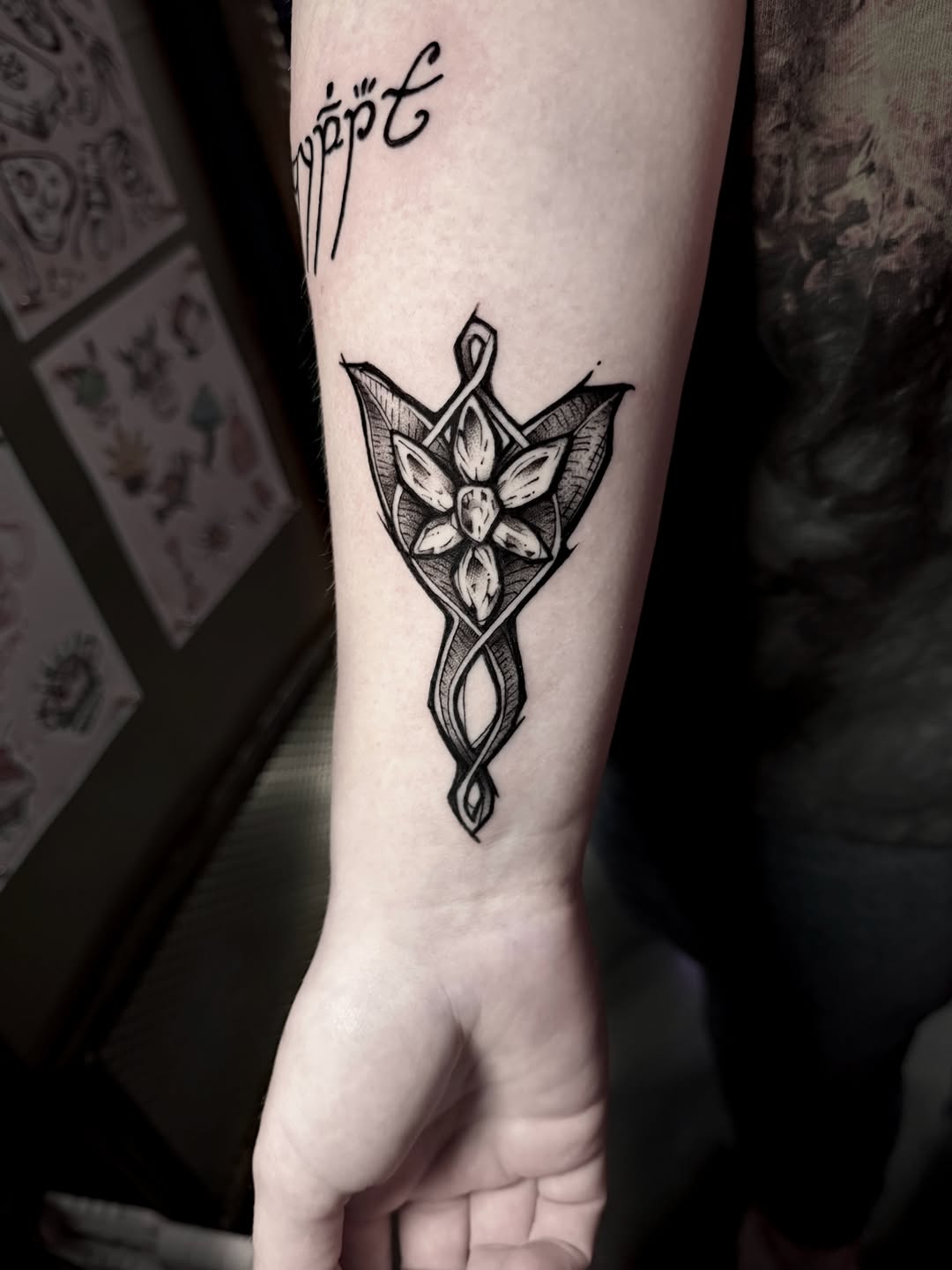 Tattoo by @connellytaittattoo โ black_and_grey, lettering_script