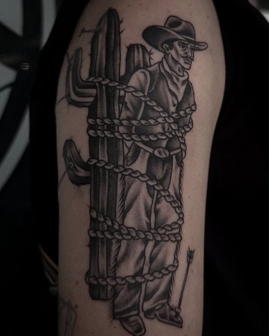 Tattoo by @sydneybulmer.tattoos — american_traditional, black_and_grey