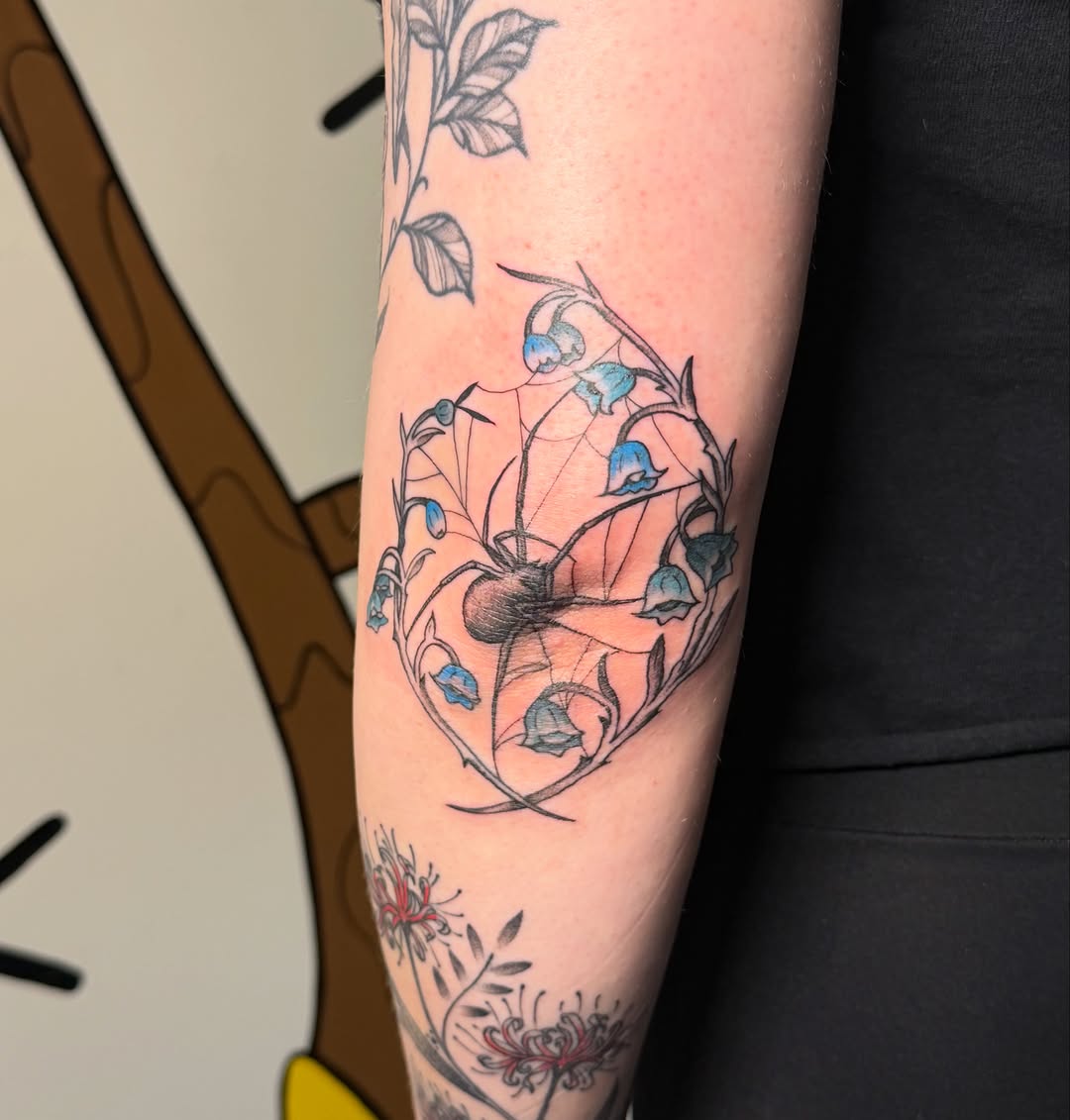 Tattoo by @veltattoos — illustrative, black_and_grey