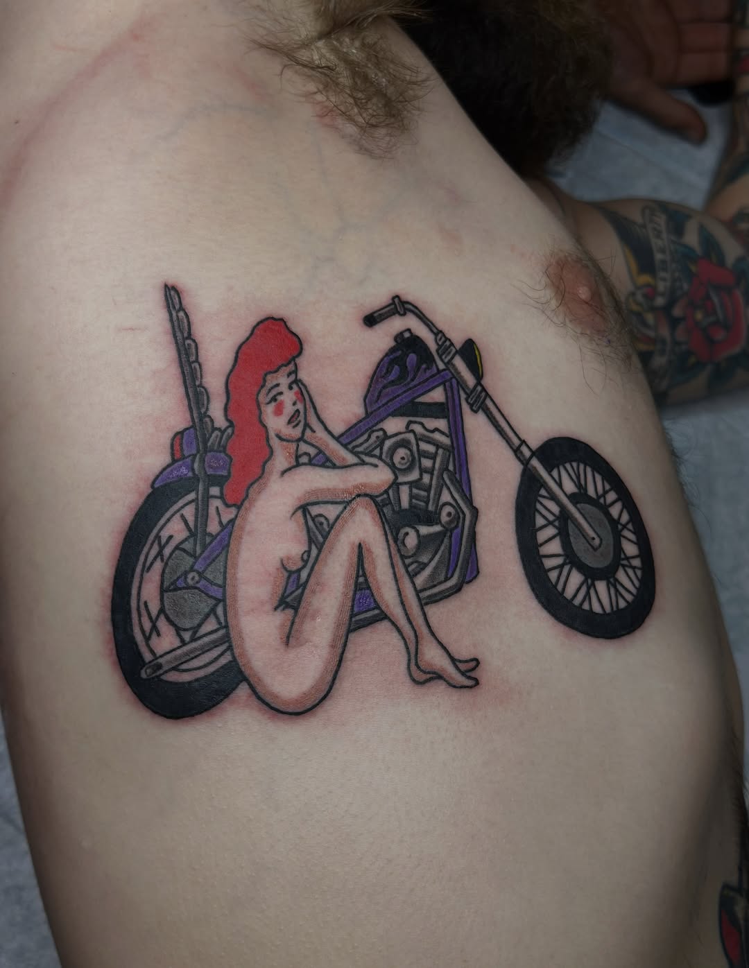 Tattoo by @picaflor.tattooer — american_traditional