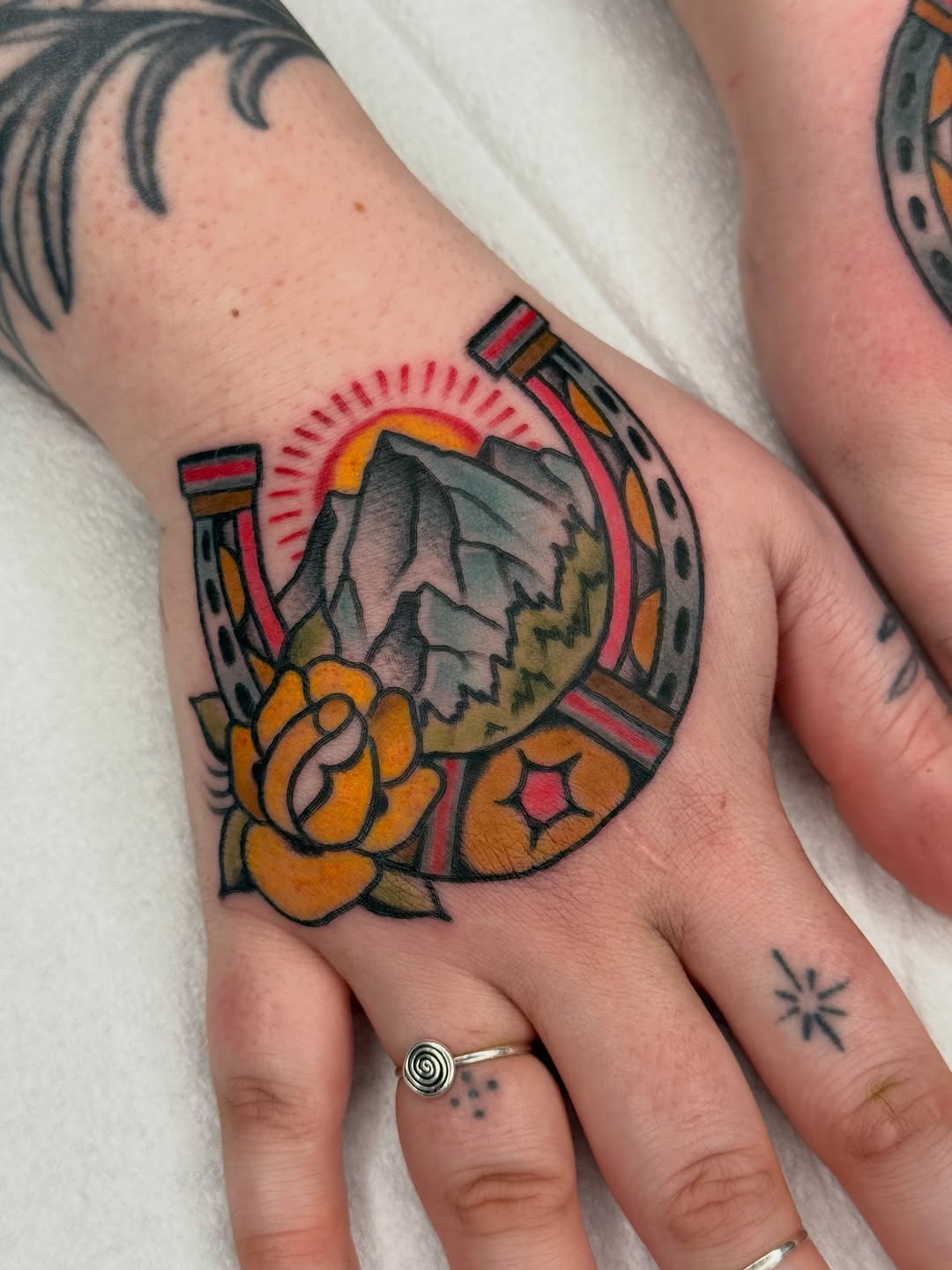 Tattoo by @sarahxtinetattoo — american_traditional, illustrative
