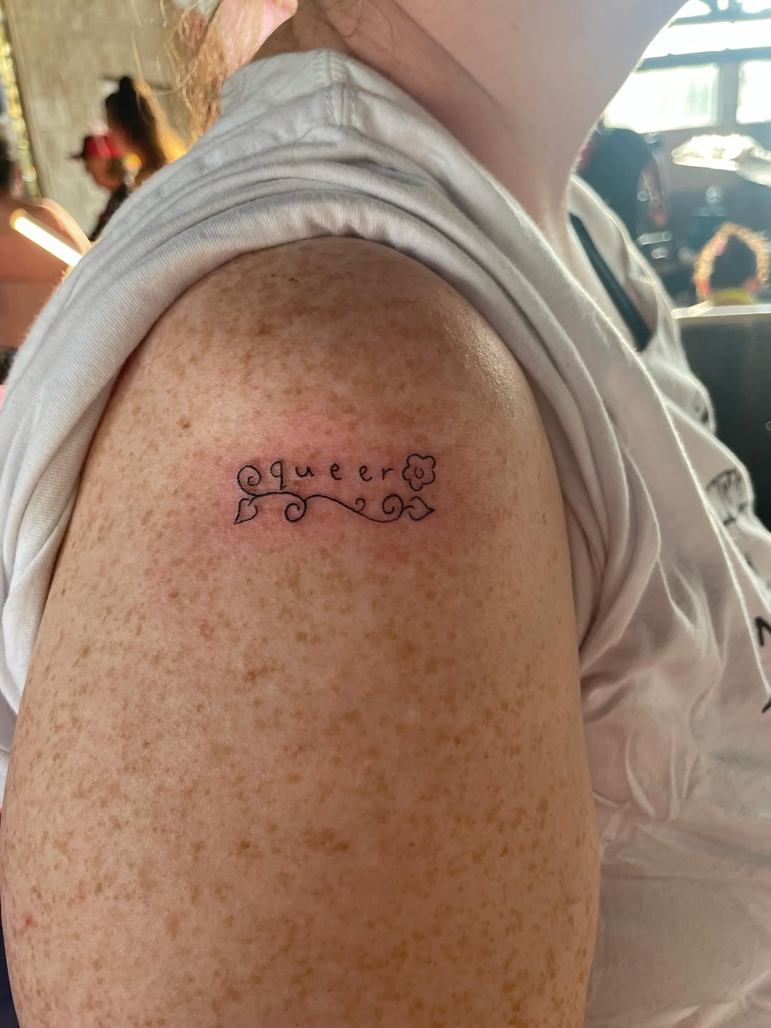 Tattoo by @pajama.hat_tats — lettering_script, fine_line