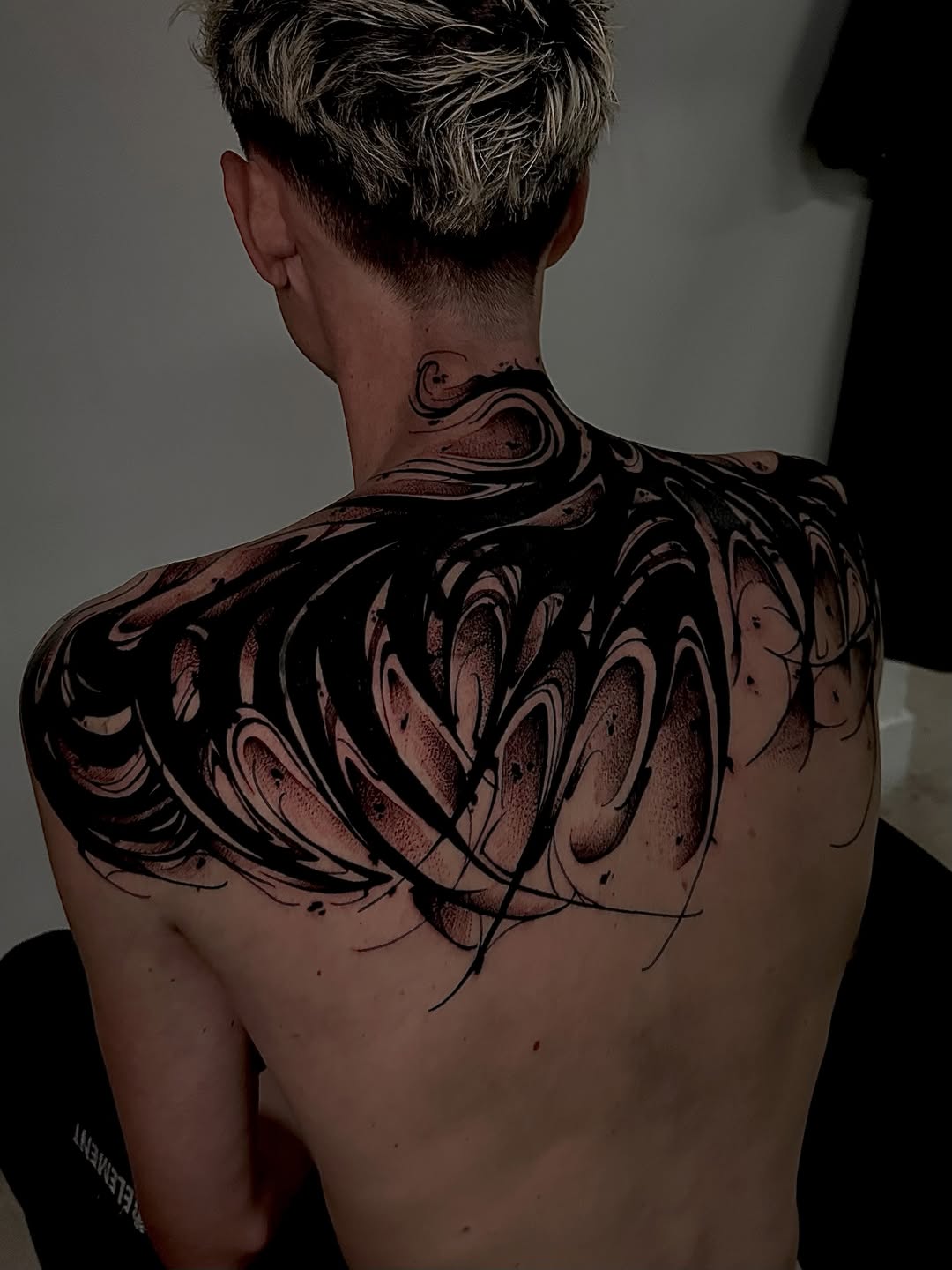 Tattoo by @tattoos.crystal — blackwork, illustrative