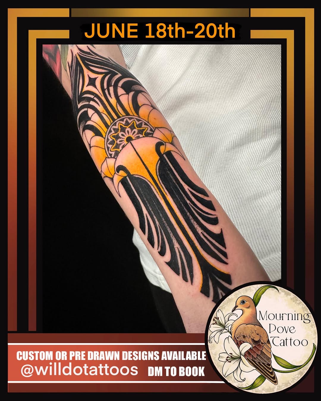 Tattoo by @willdotattoos — neo_traditional, blackwork