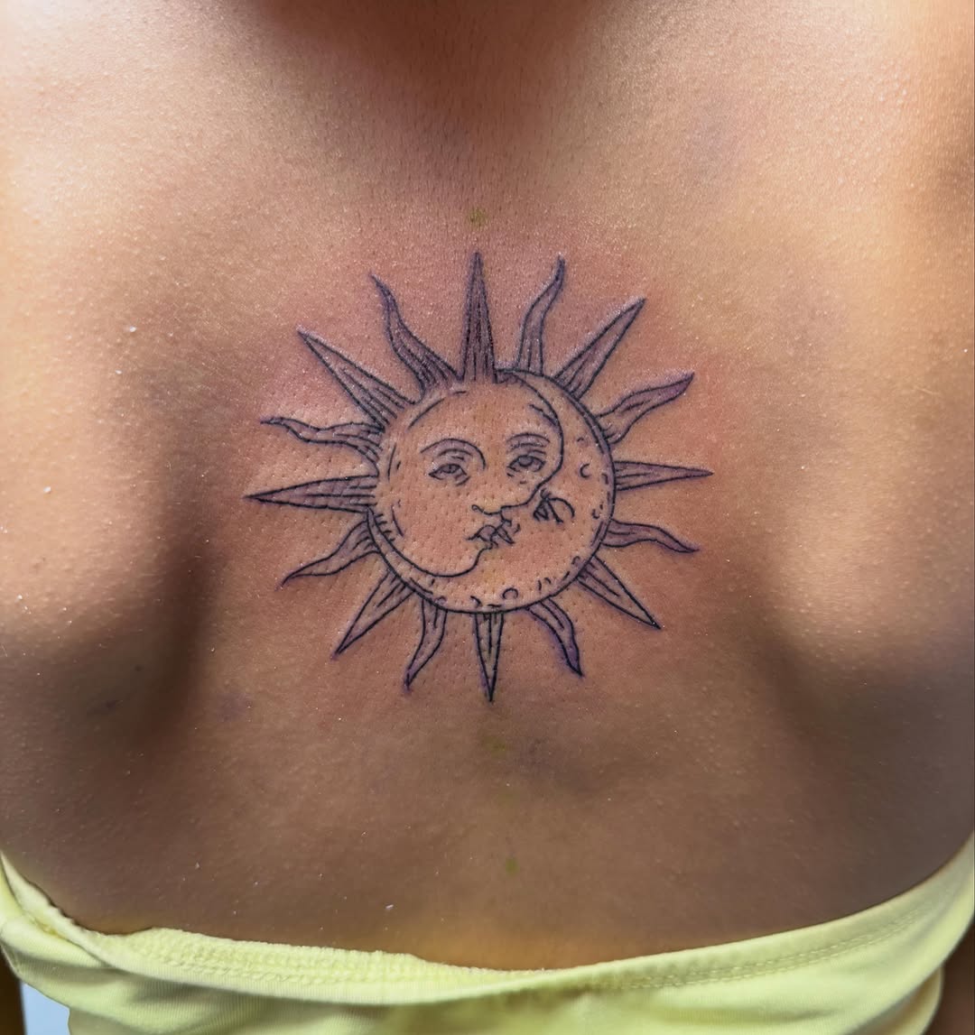 Tattoo by @haileysharpstabs โ fine_line, black_and_grey
